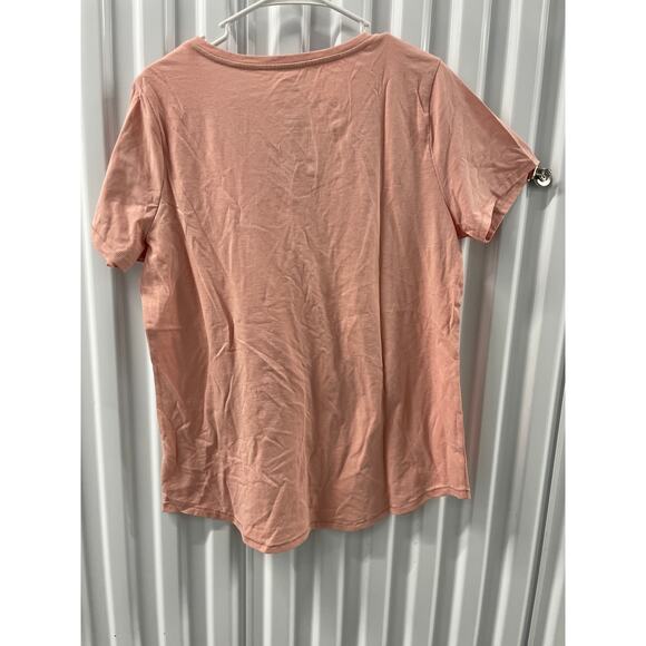 Sonoma Goods for Life The Everyday Tee Size Color Ana Pink 60Cotton/40Polyester - Picture 4 of 4
